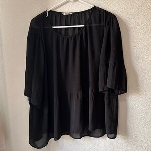 Pleione Black Women's Blouse